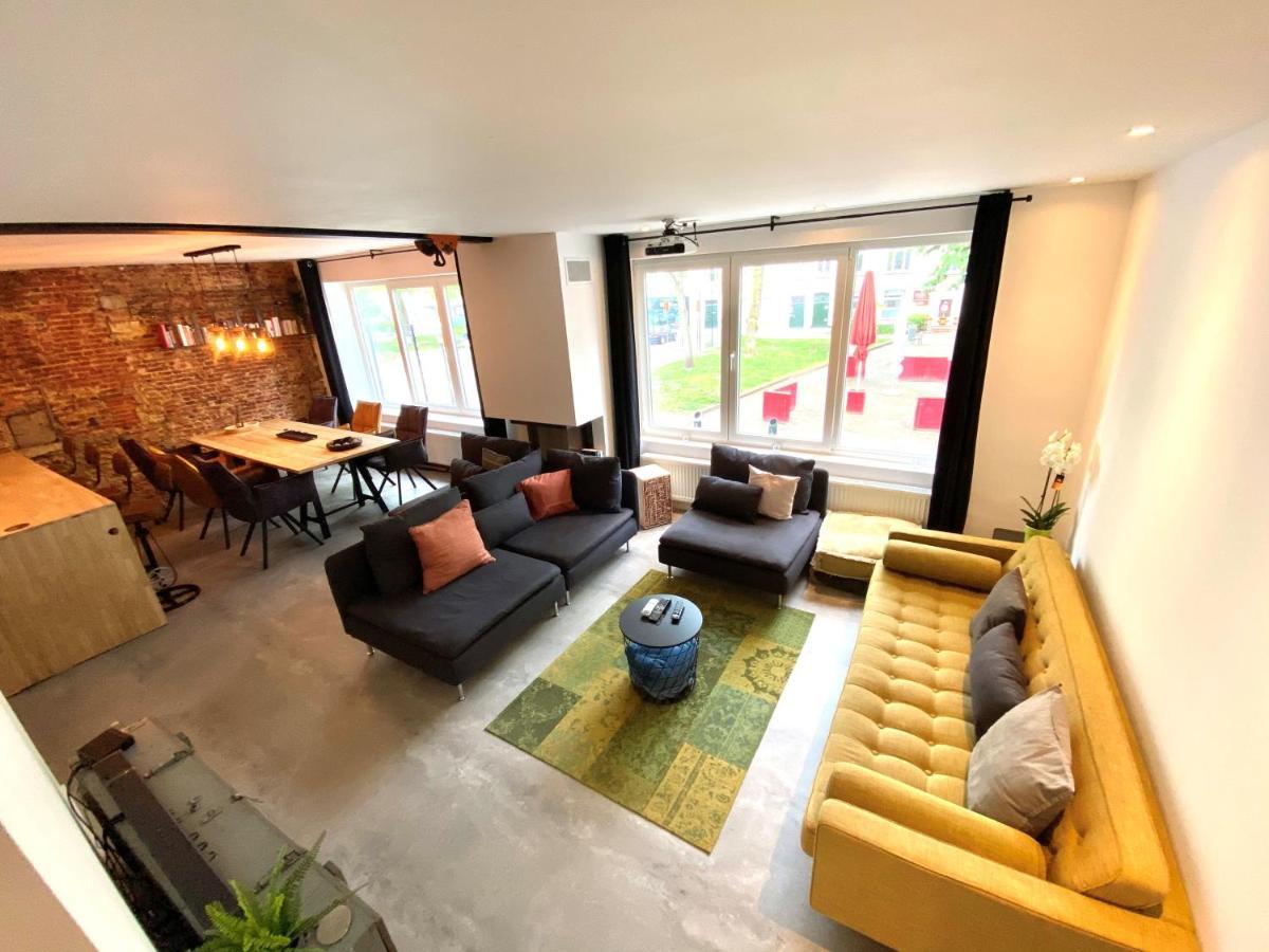 The Square - Vacation Rental With Outdoor Sauna - Centre Of Antwerpen Exteriör bild
